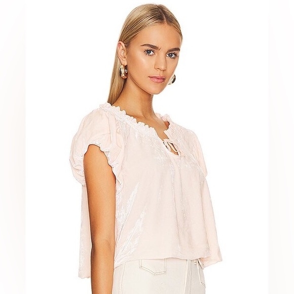 Free People Tops - NWT Free People Terese Velvet Top